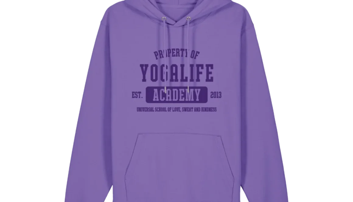 YOGALIFE ACADEMY Hoodie purple