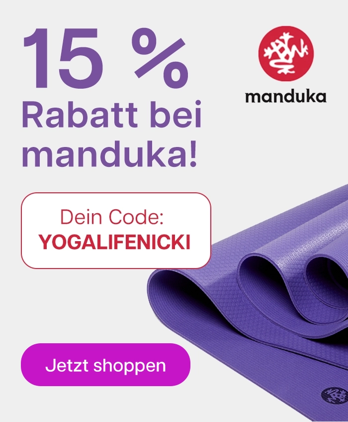 15 % Rabatt auf Manduka Produkte mit dem Code YOGALIFENICKI für Yoga und Pilates im YOGALIFE Graz.